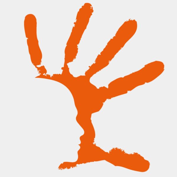 Project HAND Logo Orange Transparent Background Thumbnail